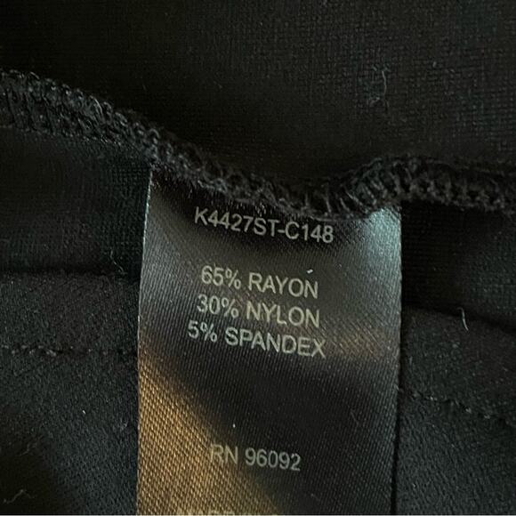 Katherine Barclay women's black sleeveless zip back dress with bow size 6 B7 - Picture 5 of 5